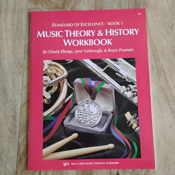 Music Theory and History Book 1 Standard of Excellence Comprehensive Band Method - Picture 1 of 4